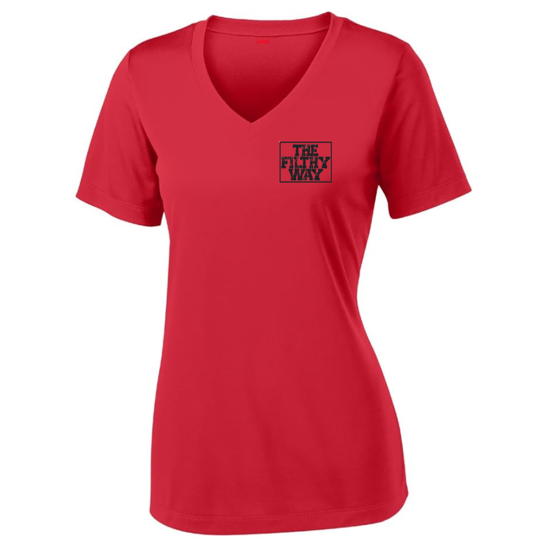 The Filthy Way Women's Dri-Fit V-Neck