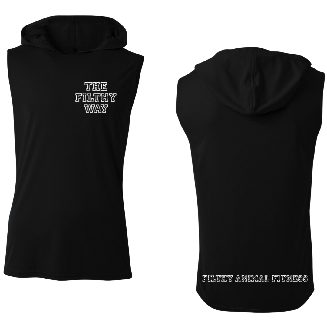 Sleeveless Hooded T-Shirt