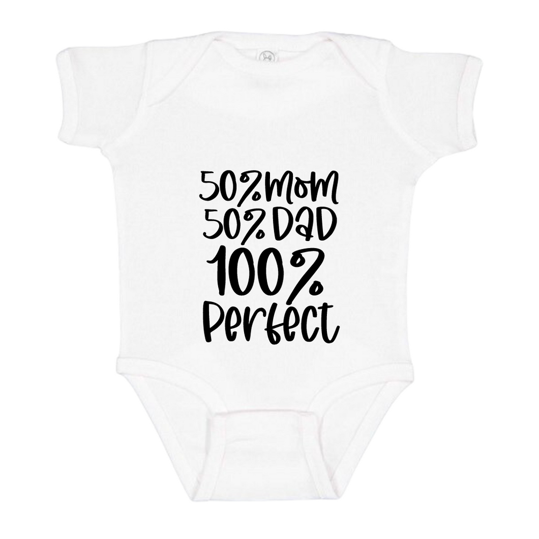 100% perfect onesie