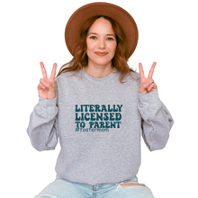 Load image into Gallery viewer, licensed to parent crewneck
