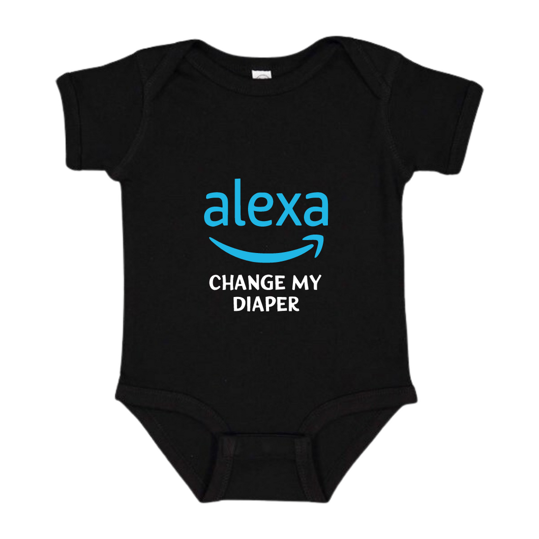 alexa change my diaper onesie