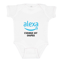 Load image into Gallery viewer, alexa change my diaper onesie
