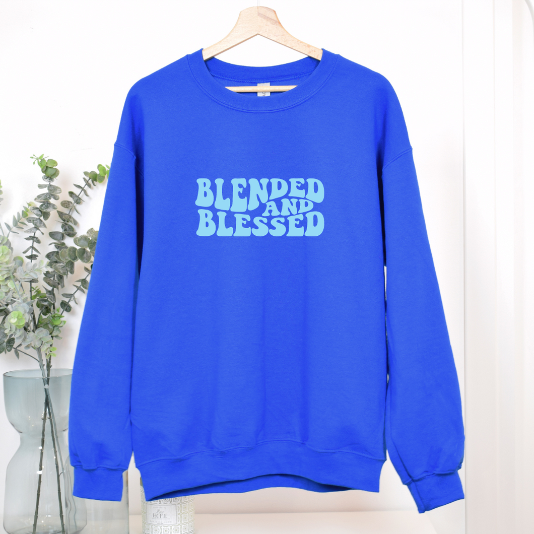 blended and blessed crewneck