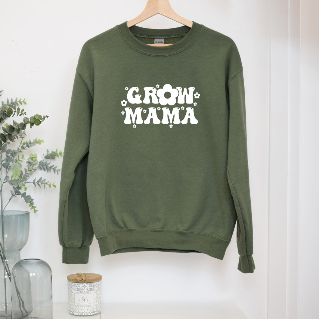 grow mama crewneck