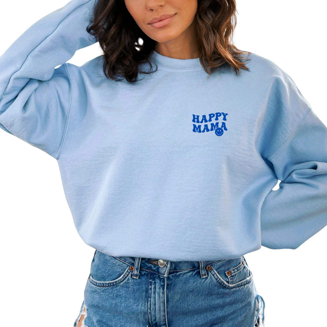 happy mama crewneck