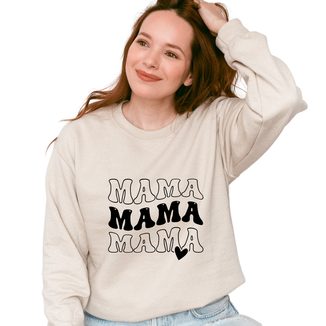 hearts mama crewneck