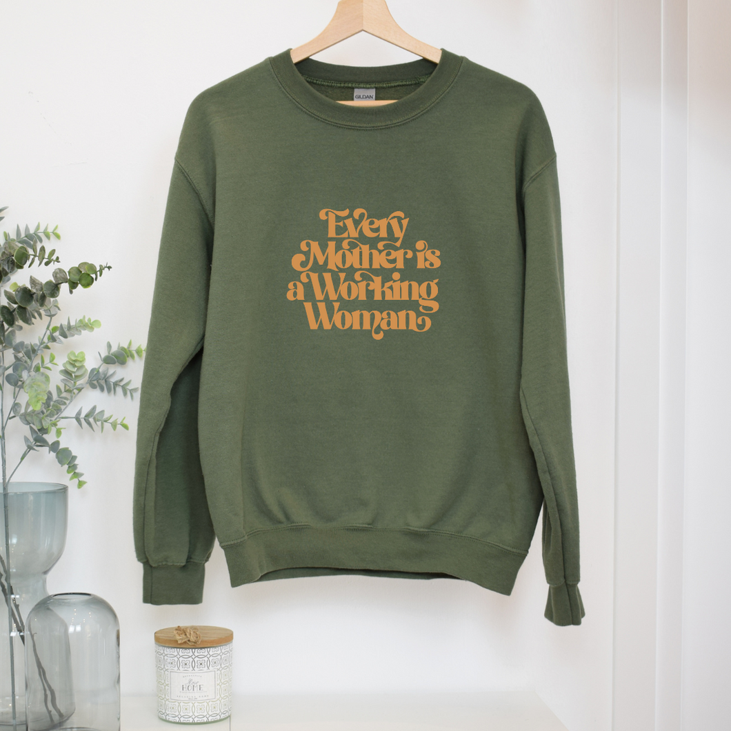 working woman crewneck